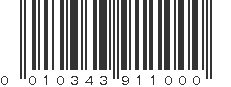 UPC 010343911000