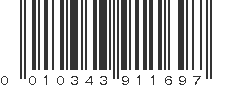 UPC 010343911697