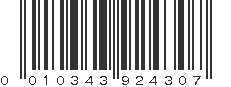 UPC 010343924307