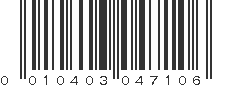 UPC 010403047106