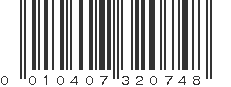 UPC 010407320748