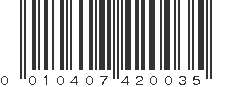 UPC 010407420035