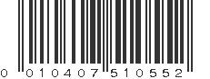 UPC 010407510552