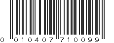 UPC 010407710099