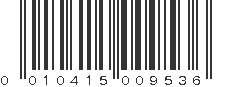 UPC 010415009536