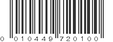 UPC 010449720100