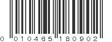 UPC 010465180902