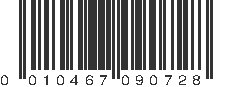 UPC 010467090728