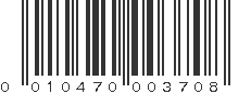 UPC 010470003708