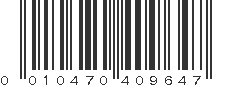 UPC 010470409647