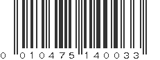 UPC 010475140033