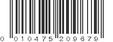 UPC 010475209679