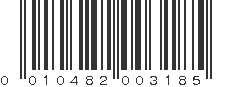 UPC 010482003185