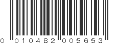 UPC 010482005653