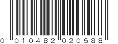 UPC 010482020588