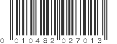 UPC 010482027013