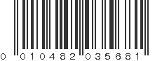 UPC 010482035681