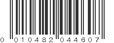 UPC 010482044607