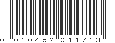 UPC 010482044713