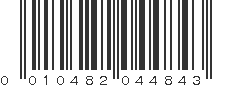 UPC 010482044843