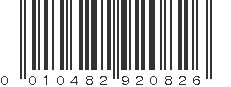 UPC 010482920826