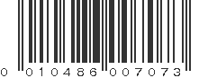 UPC 010486007073