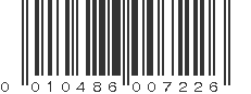 UPC 010486007226