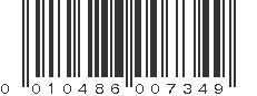 UPC 010486007349