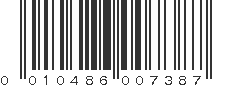 UPC 010486007387