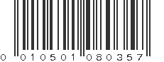 UPC 010501080357