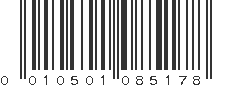 UPC 010501085178