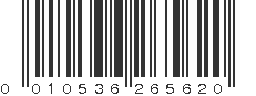 UPC 010536265620