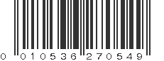 UPC 010536270549