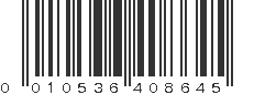 UPC 010536408645