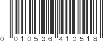 UPC 010536410518