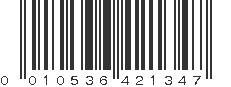 UPC 010536421347