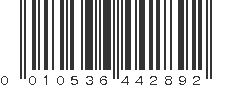 UPC 010536442892