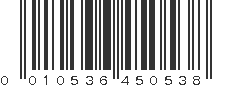 UPC 010536450538