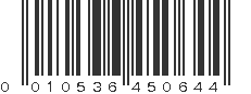 UPC 010536450644