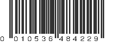 UPC 010536484229