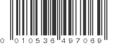 UPC 010536497069