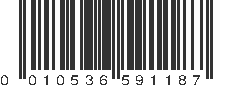 UPC 010536591187