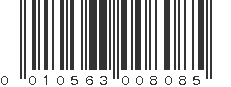 UPC 010563008085