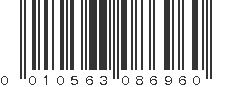 UPC 010563086960