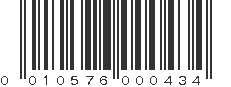 UPC 010576000434