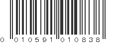 UPC 010591010838