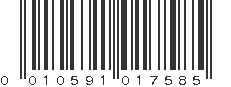 UPC 010591017585