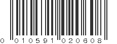 UPC 010591020608