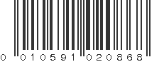 UPC 010591020868