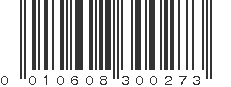 UPC 010608300273